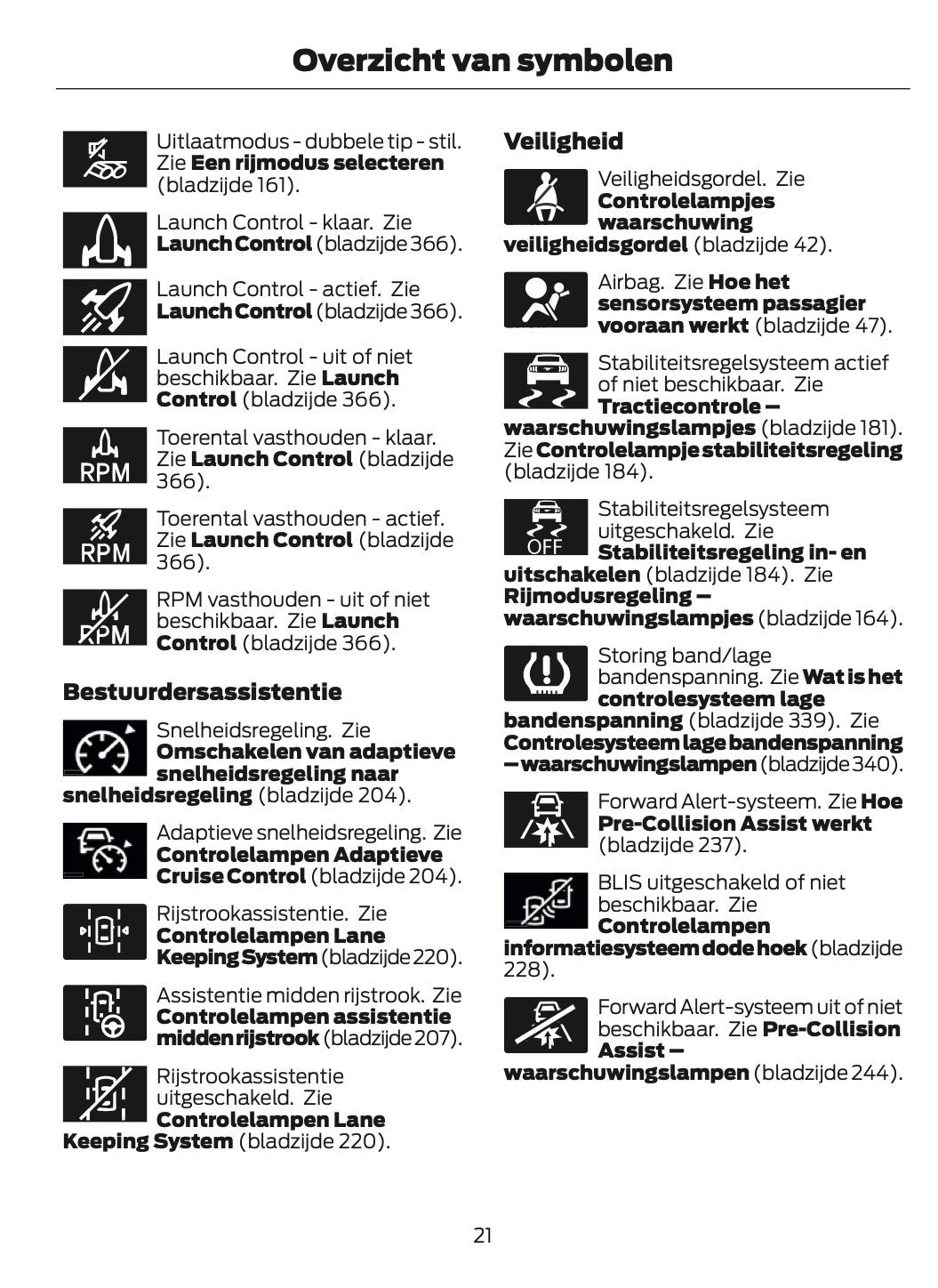 2025-2026 Ford Mustang Gebruikershandleiding | Nederlands