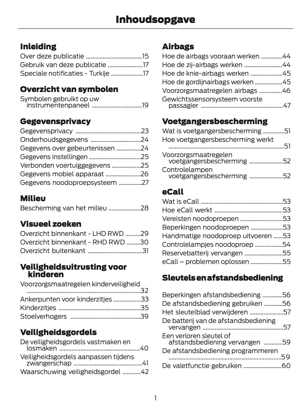 2025-2026 Ford Mustang Gebruikershandleiding | Nederlands