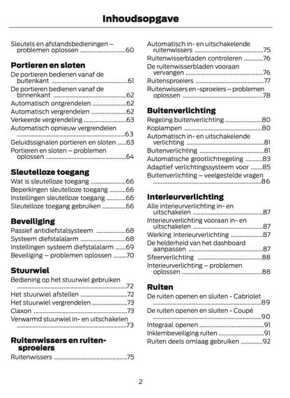 2025-2026 Ford Mustang Gebruikershandleiding | Nederlands