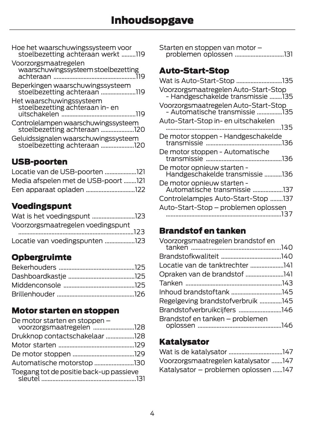 2025-2026 Ford Mustang Gebruikershandleiding | Nederlands