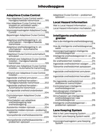 2025-2026 Ford Mustang Gebruikershandleiding | Nederlands