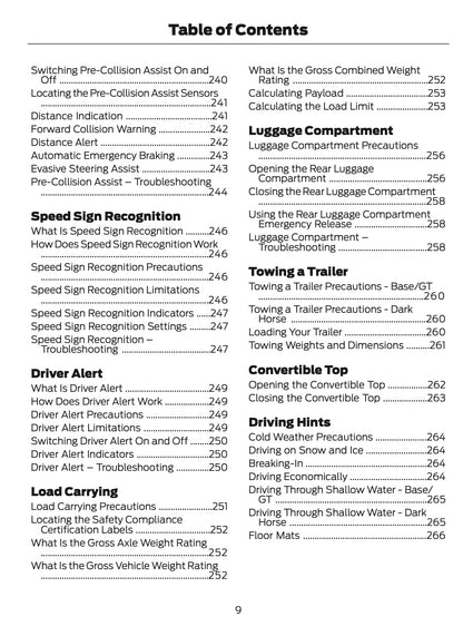2024-2025 Ford Mustang Owner's Manual | English US