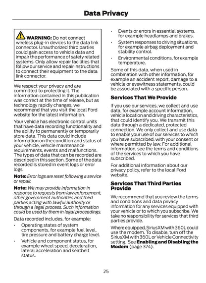 2024-2025 Ford Mustang Owner's Manual | English US