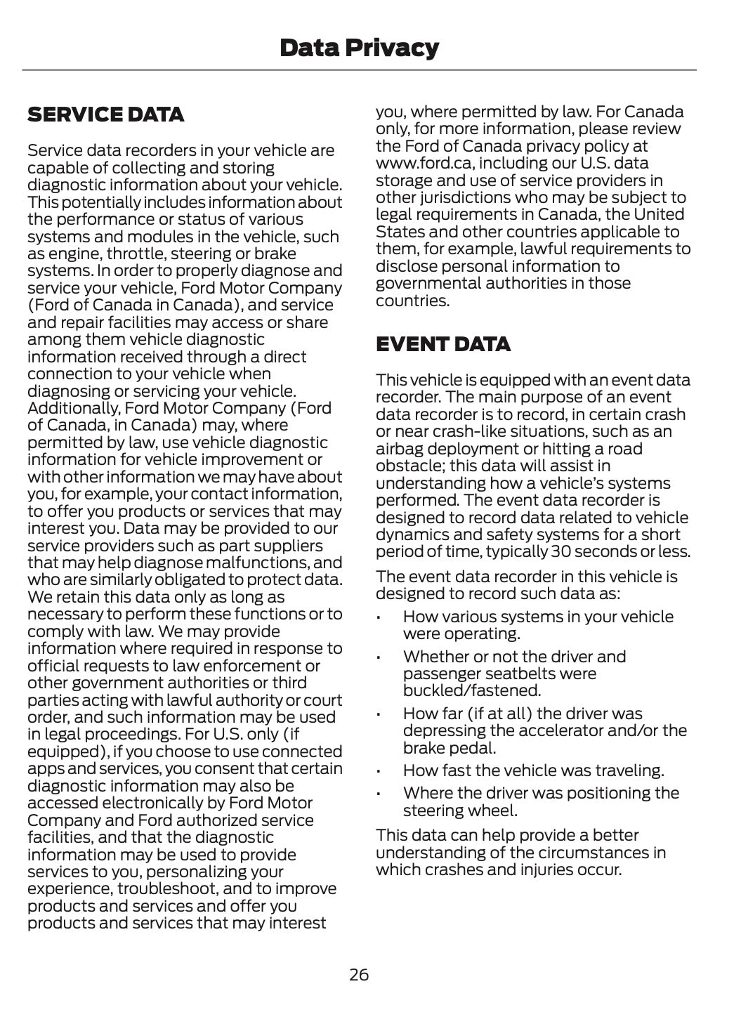 2024-2025 Ford Mustang Owner's Manual | English US