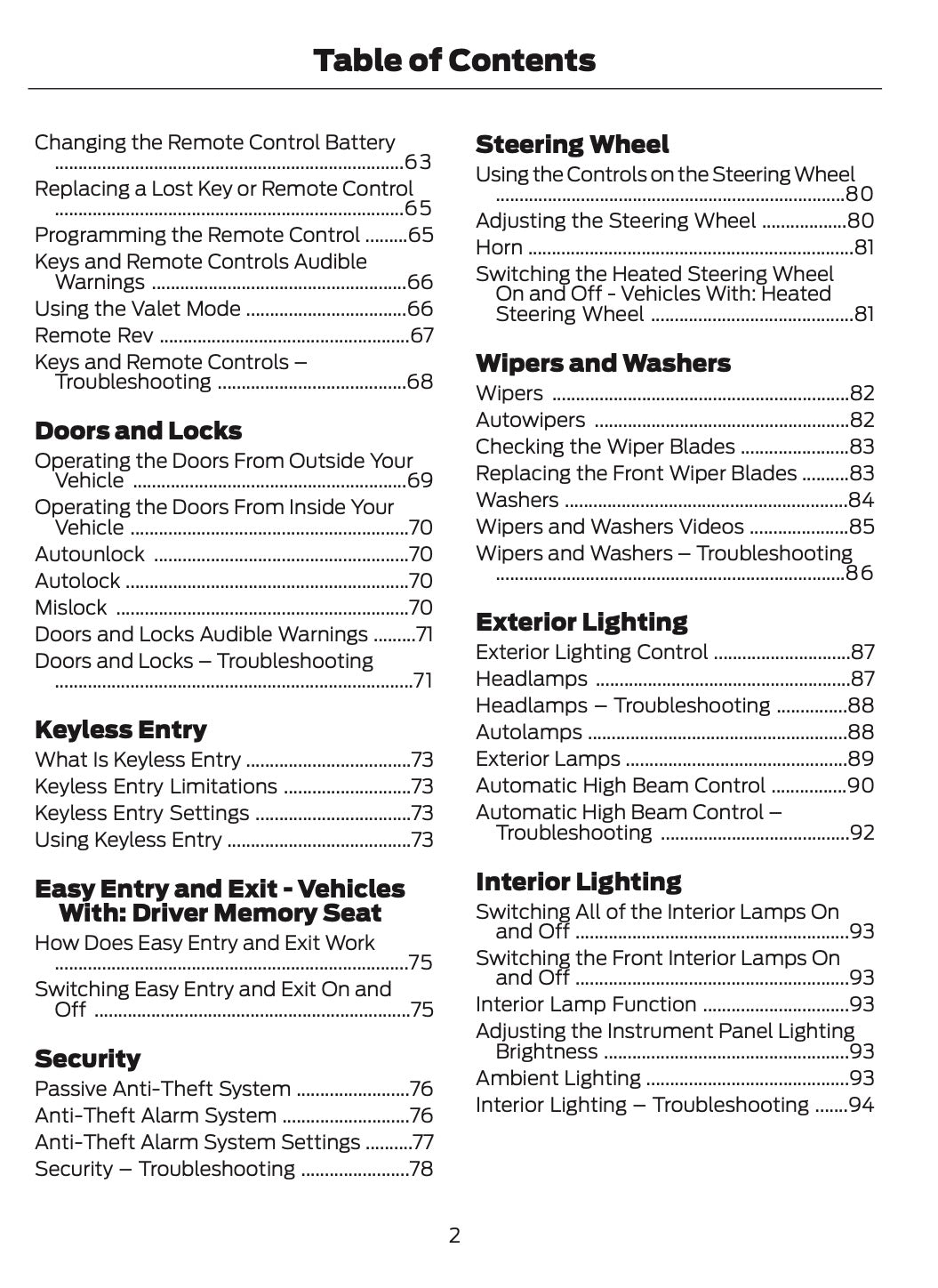 2024-2025 Ford Mustang Owner's Manual | English US
