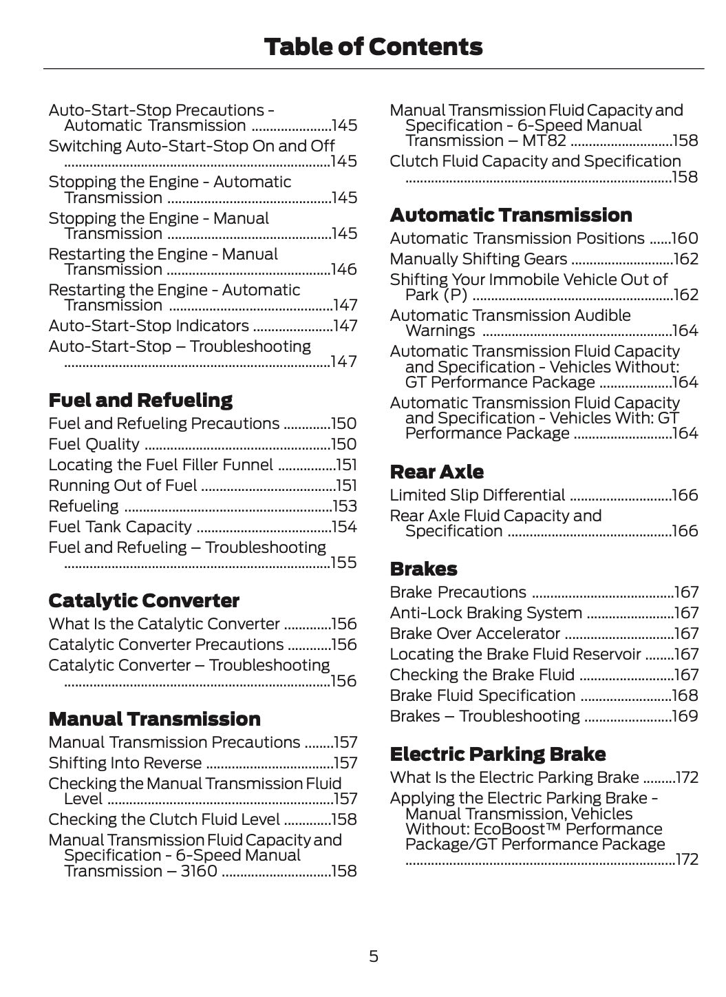 2024-2025 Ford Mustang Owner's Manual | English US