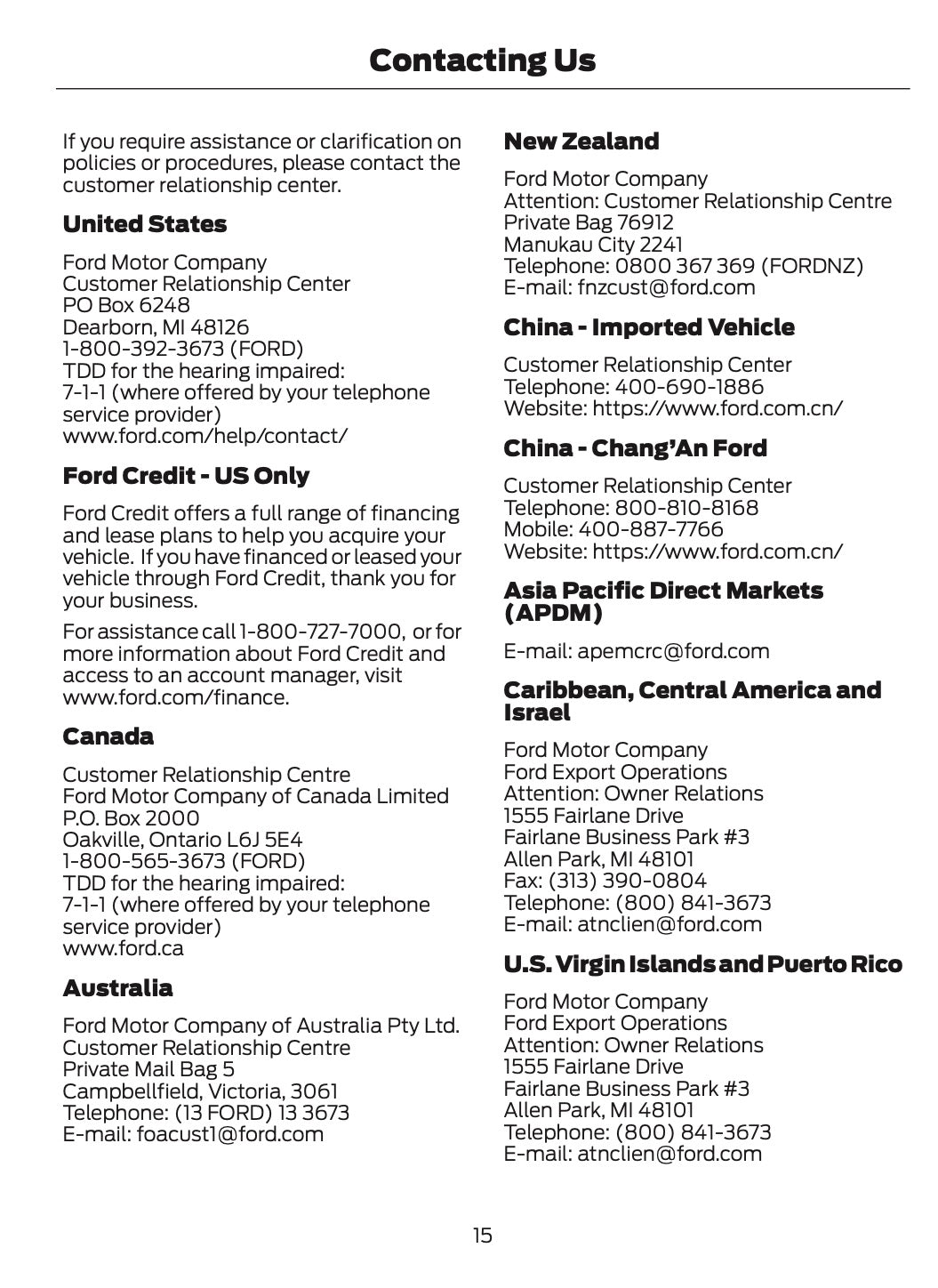 2025-2026 Ford Mustang Owner's Manual | English US