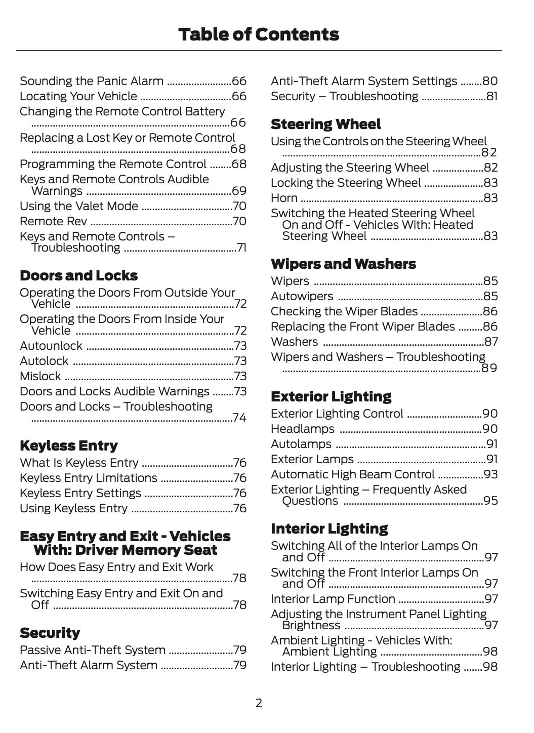 2025-2026 Ford Mustang Owner's Manual | English US