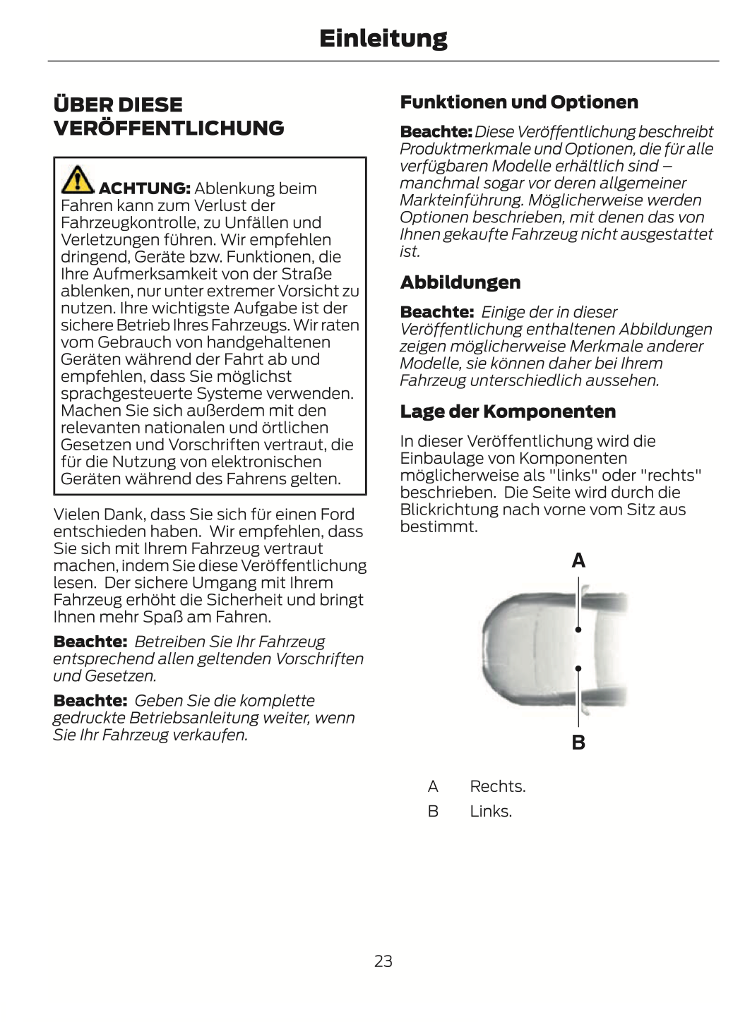 2023-2024 Ford Puma Owner's Manual | German