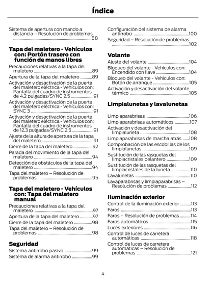 2023-2024 Ford Puma Owner's Manual | Spanish