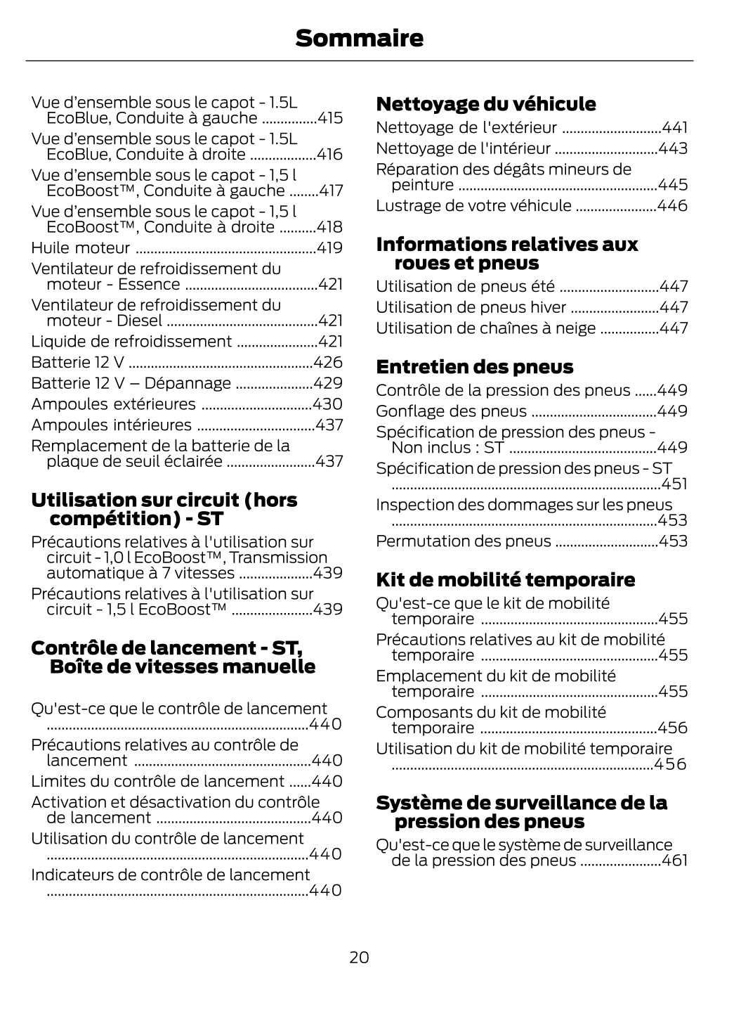 2023-2024 Ford Puma Manuel du propriétaire | Français