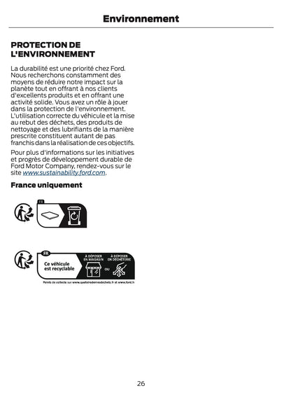 2024 Ford Puma Manuel du propriétaire | Français