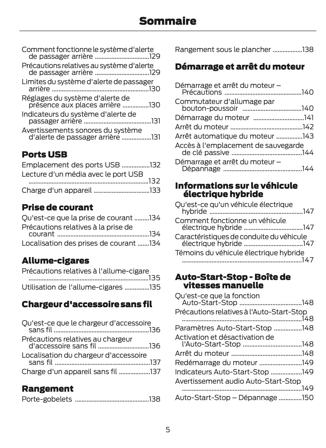 2024 Ford Puma Manuel du propriétaire | Français