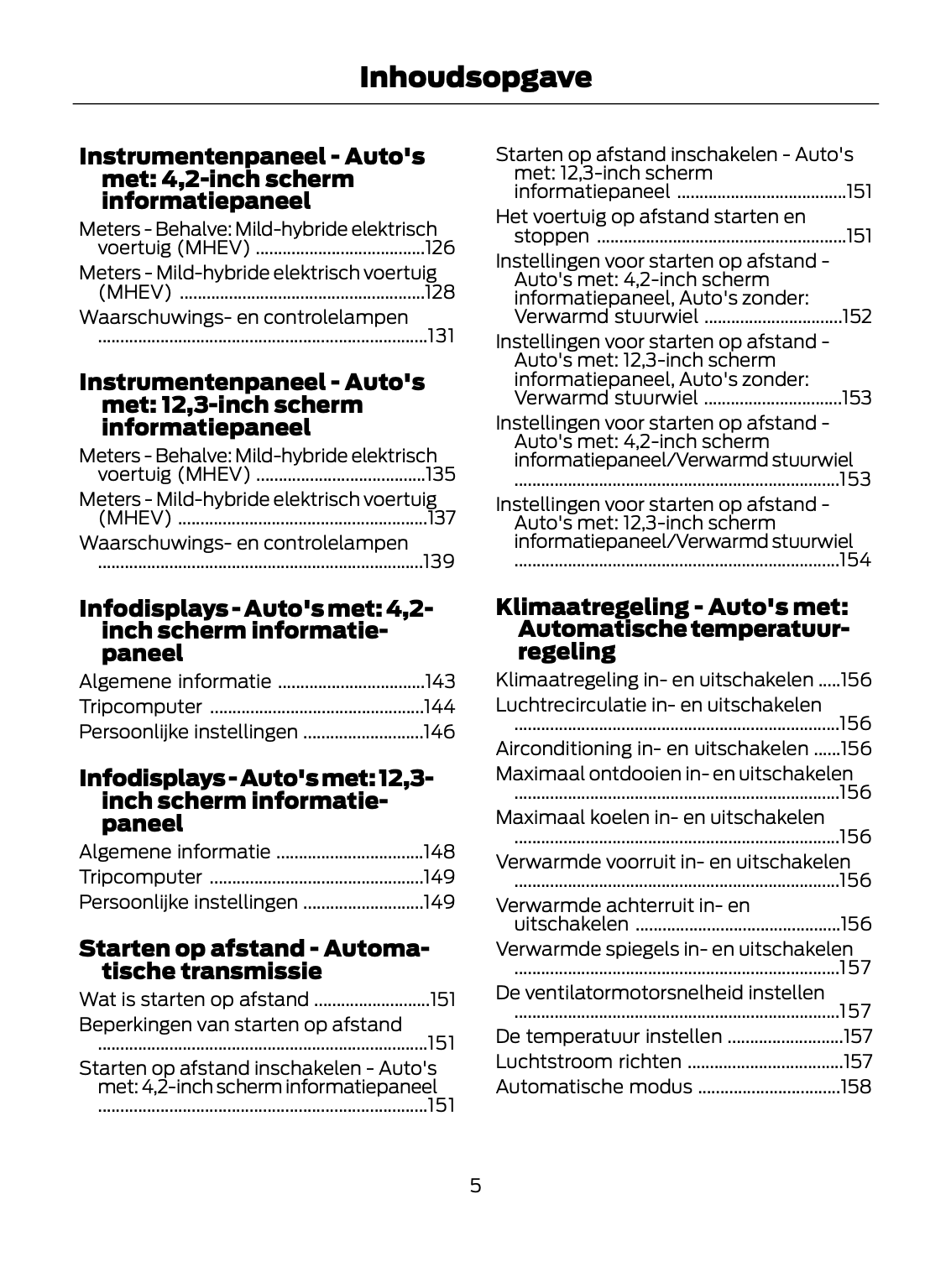 2021 Ford Puma Owner's Manual | Dutch