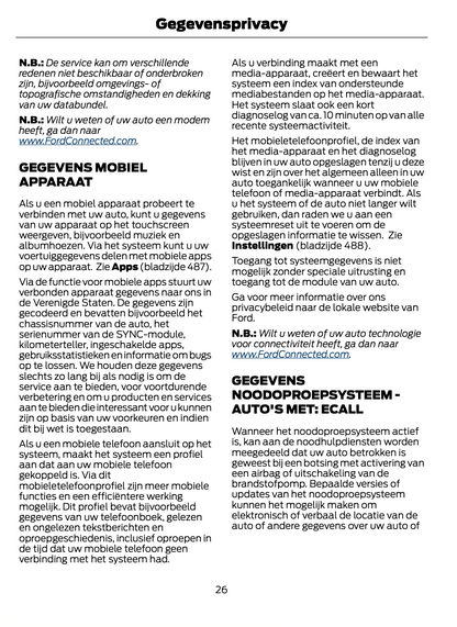 2023-2024 Ford Puma Owner's Manual | Dutch