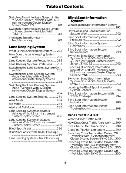 2023-2024 Ford Puma Manuel du propriétaire | Anglais