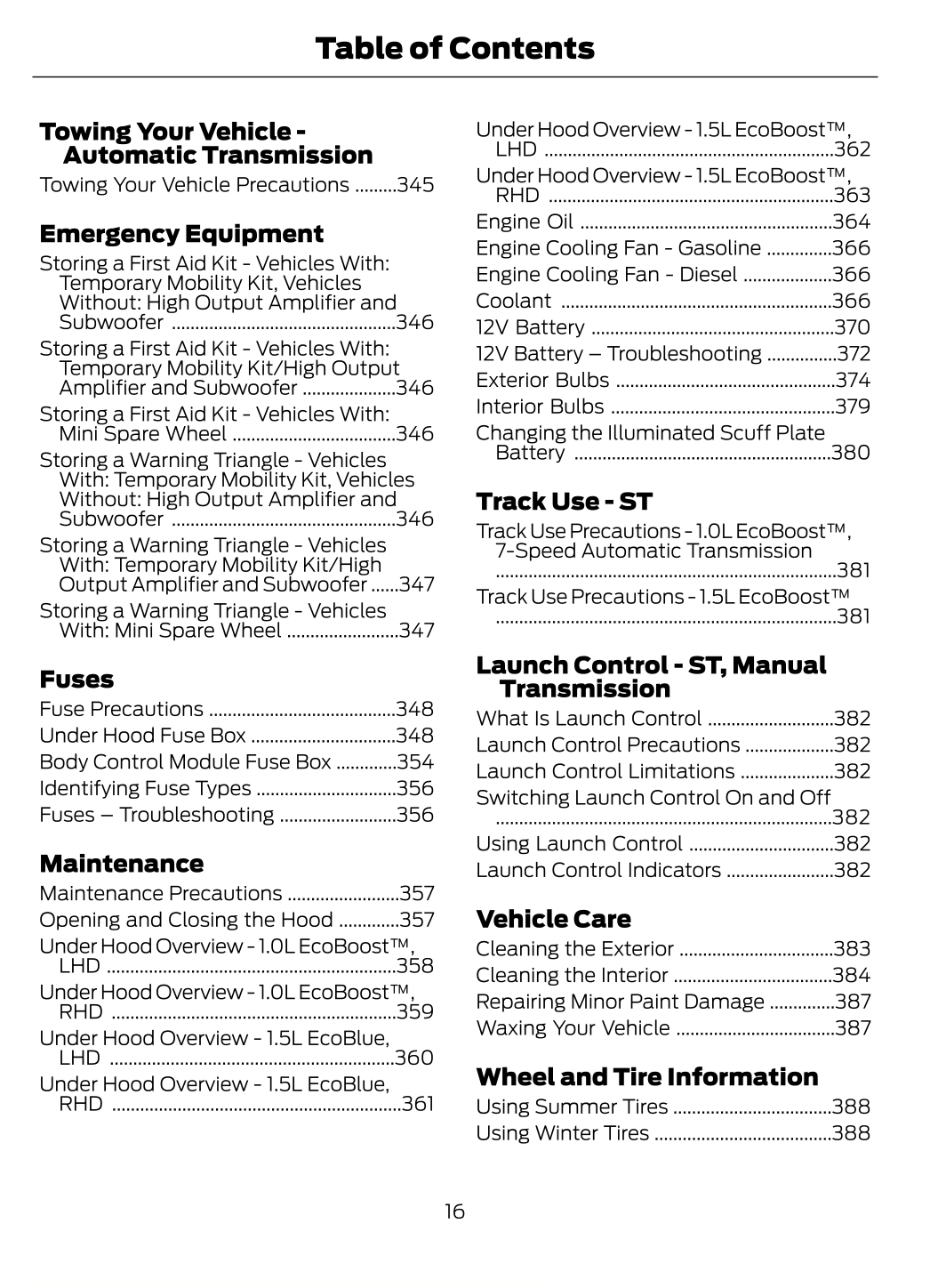 2023-2024 Ford Puma Manuel du propriétaire | Anglais