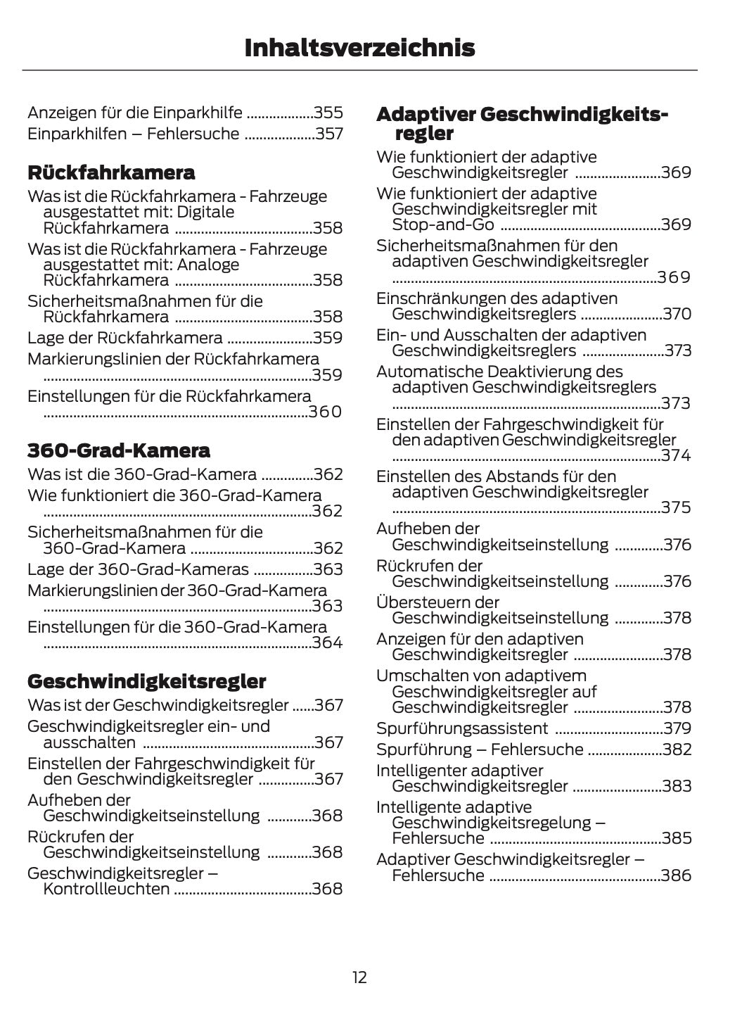 2024-2025 Ford Ranger Owner's Manual | German