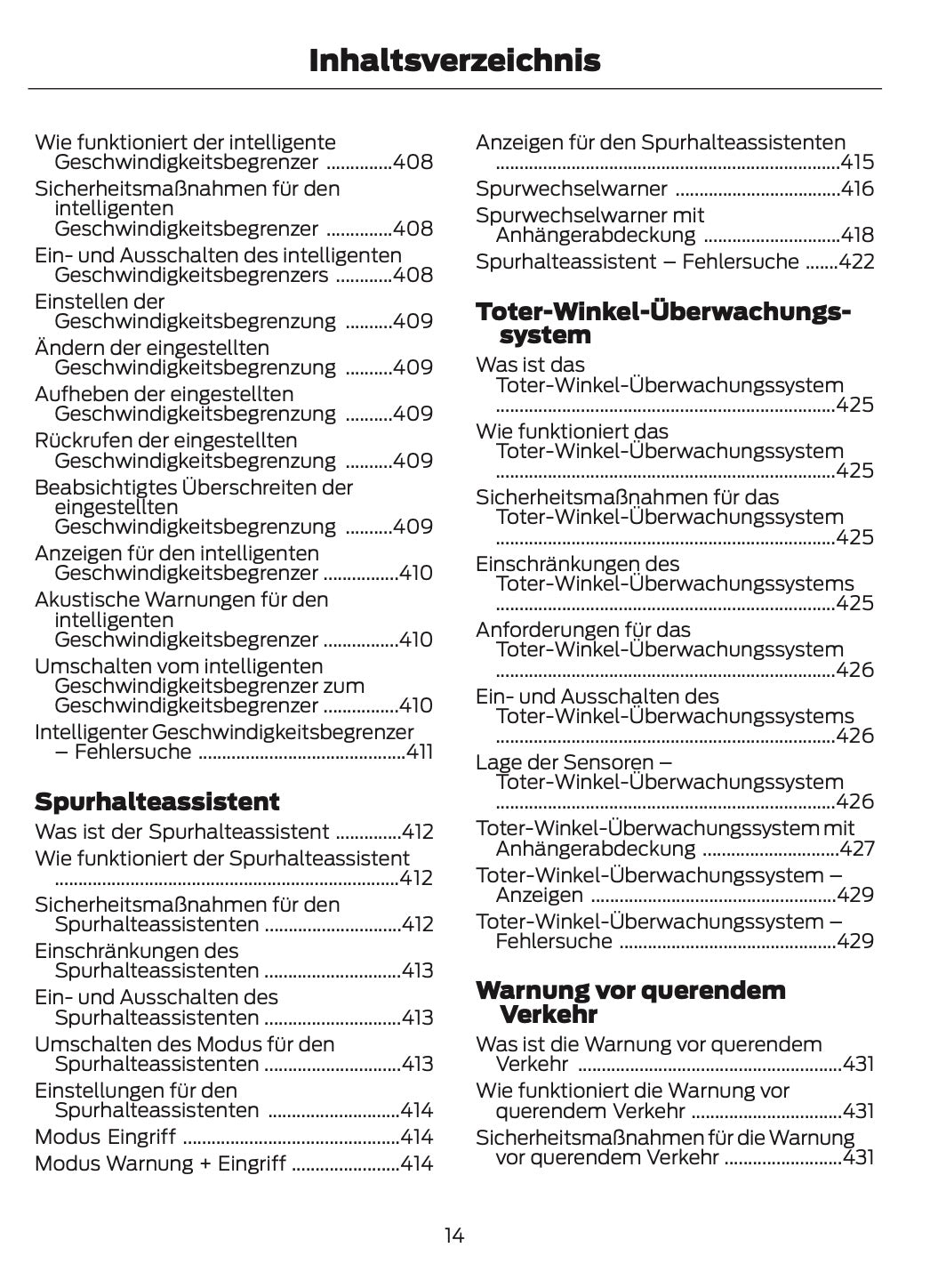 2024-2025 Ford Ranger Owner's Manual | German