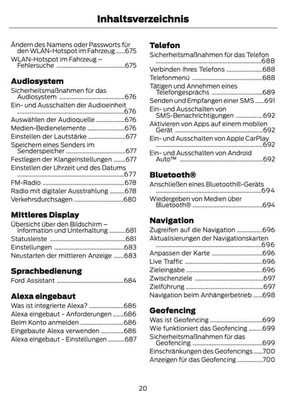 2024-2025 Ford Ranger Owner's Manual | German