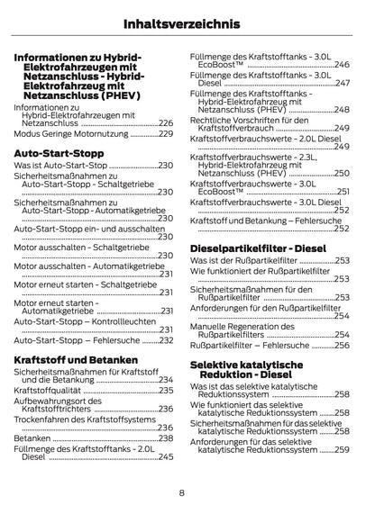 2025-2026 Ford Ranger Owner's Manual | German