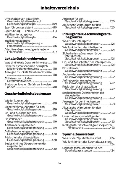 2025-2026 Ford Ranger Owner's Manual | German