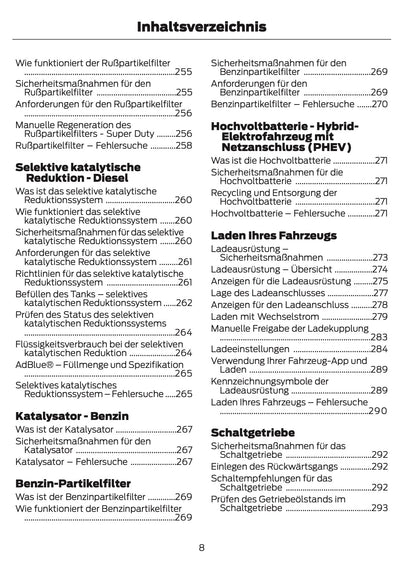 2026 Ford Ranger Owner's Manual | German
