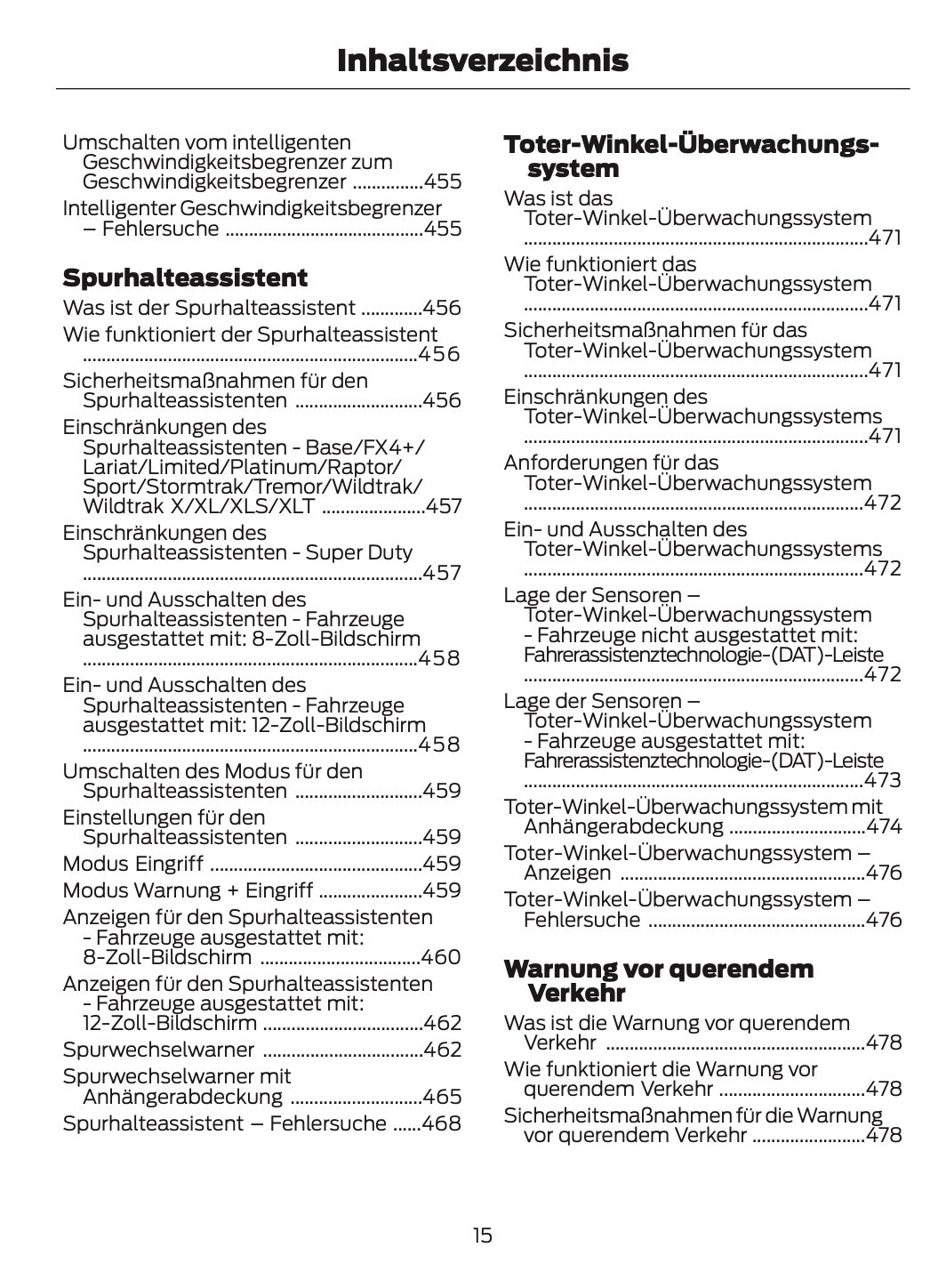 2026 Ford Ranger Owner's Manual | German
