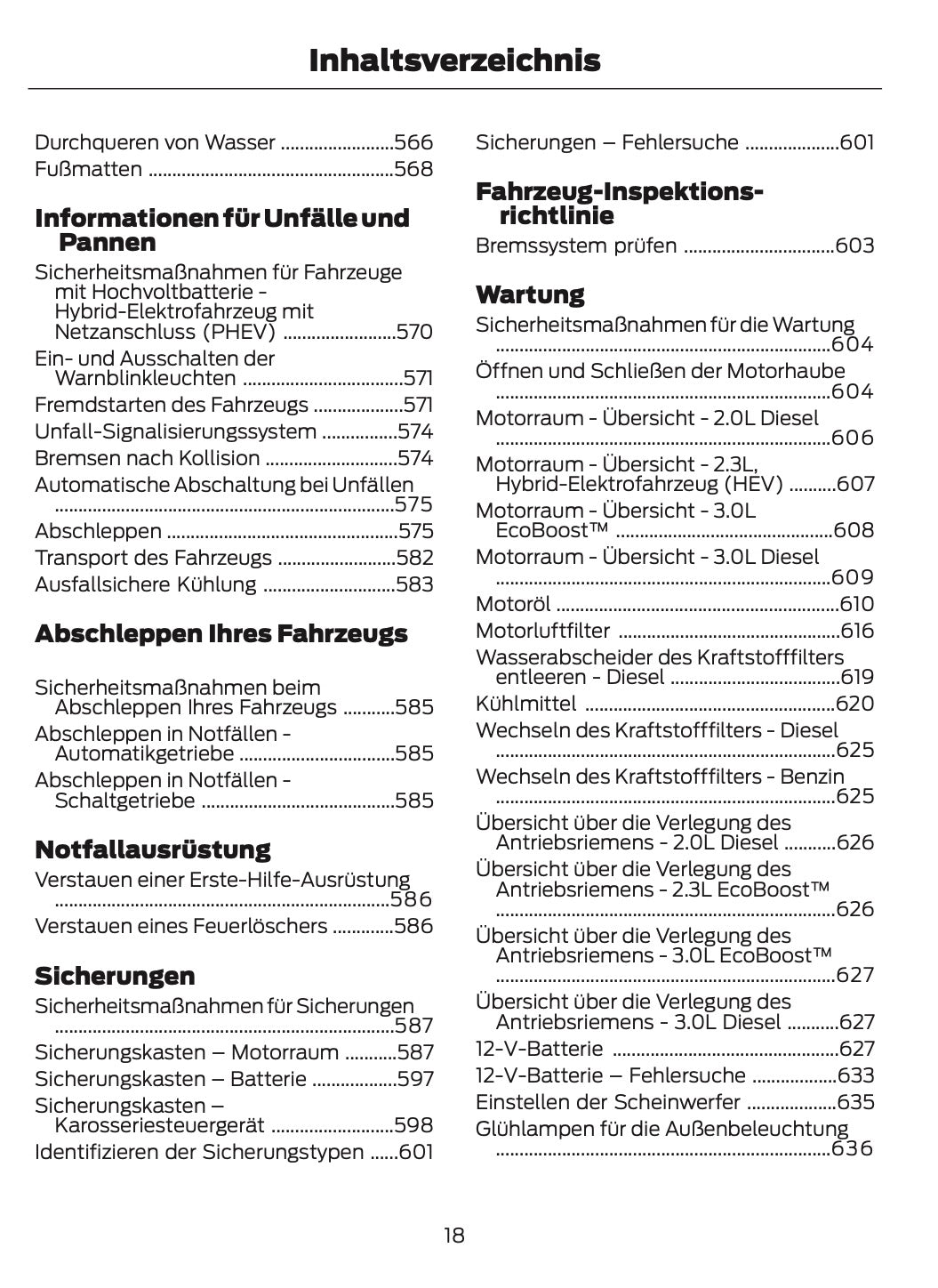 2026 Ford Ranger Owner's Manual | German