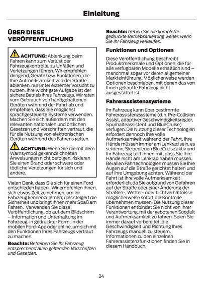 2026 Ford Ranger Owner's Manual | German