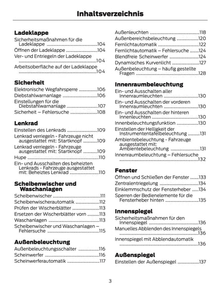 2026 Ford Ranger Owner's Manual | German
