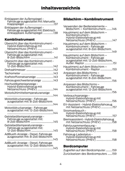 2026 Ford Ranger Owner's Manual | German