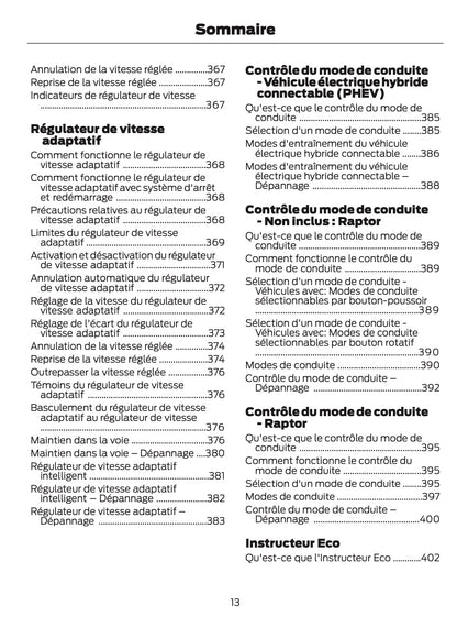 2024-2025 Ford Ranger Manuel du propriétaire | Français