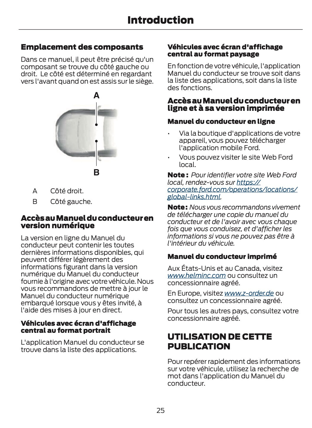 2024-2025 Ford Ranger Manuel du propriétaire | Français