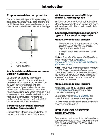 2024-2025 Ford Ranger Manuel du propriétaire | Français