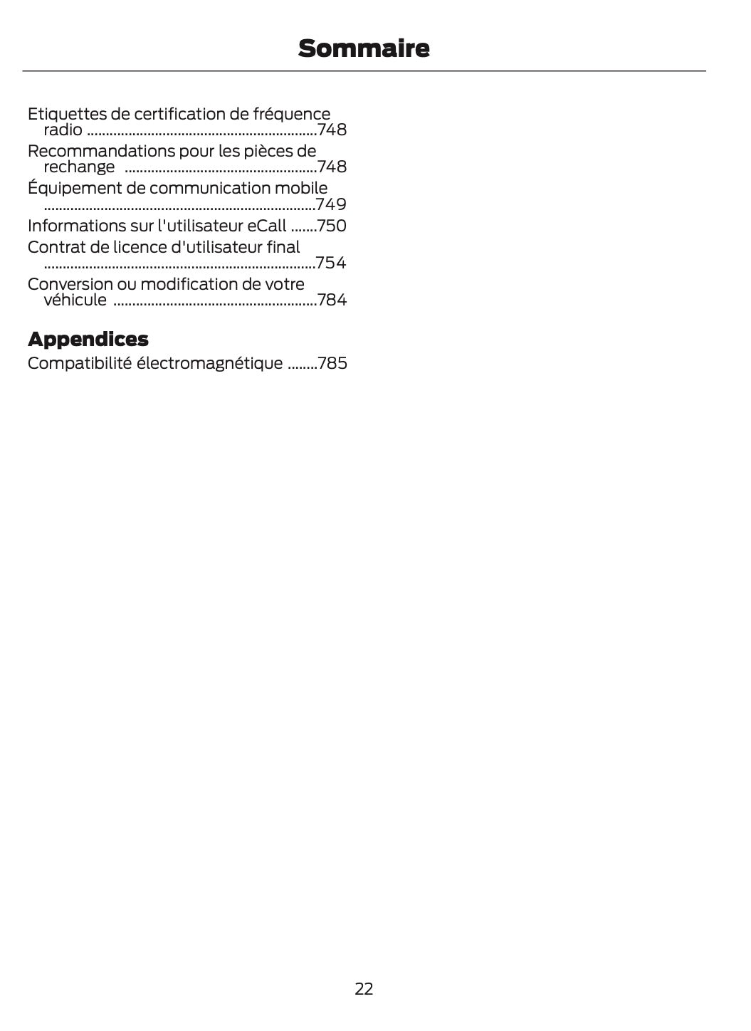 2025-2026 Ford Ranger Owner's Manual | French