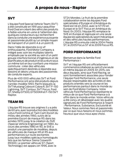 2025-2026 Ford Ranger Owner's Manual | French