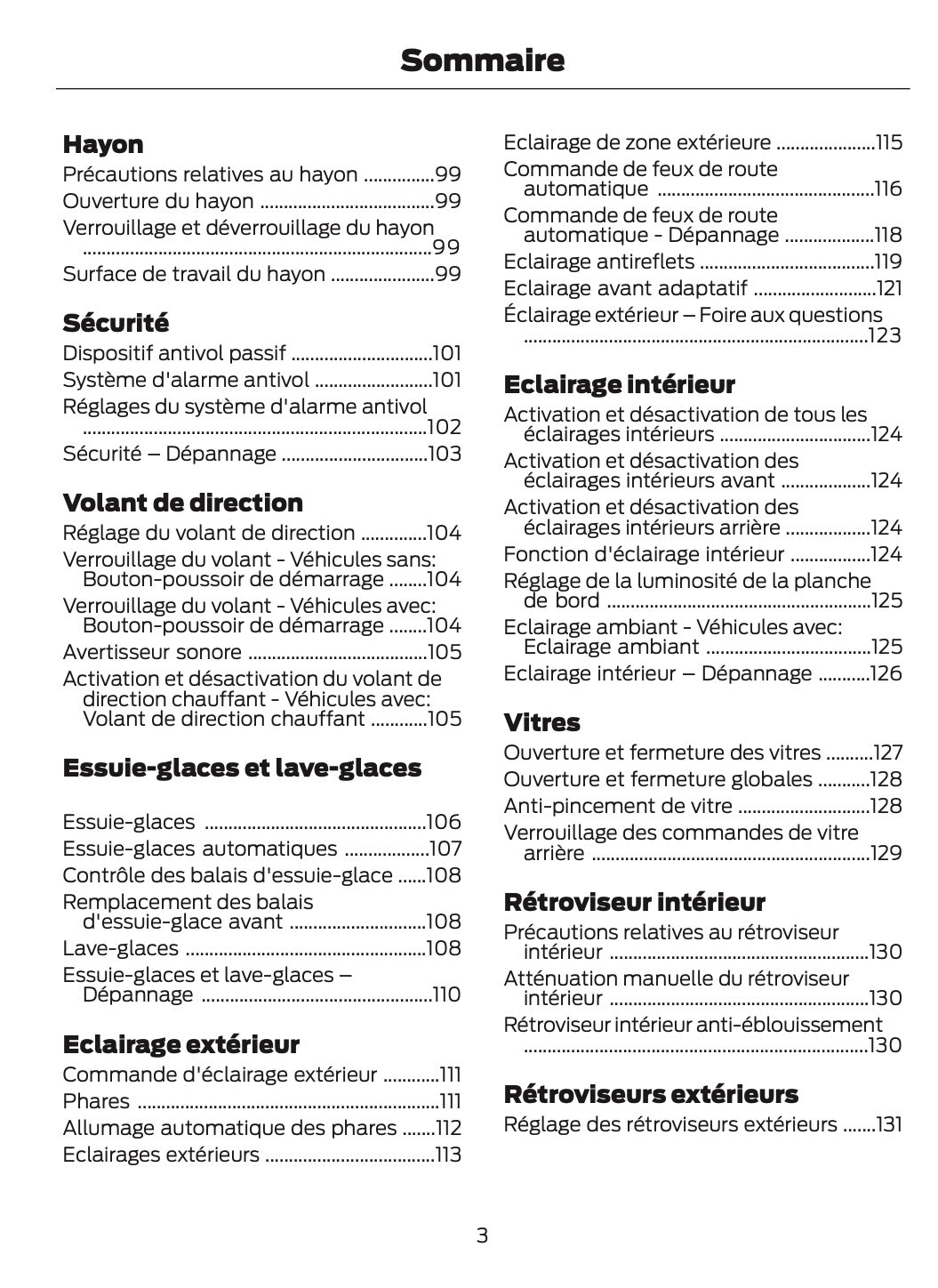 2025-2026 Ford Ranger Owner's Manual | French