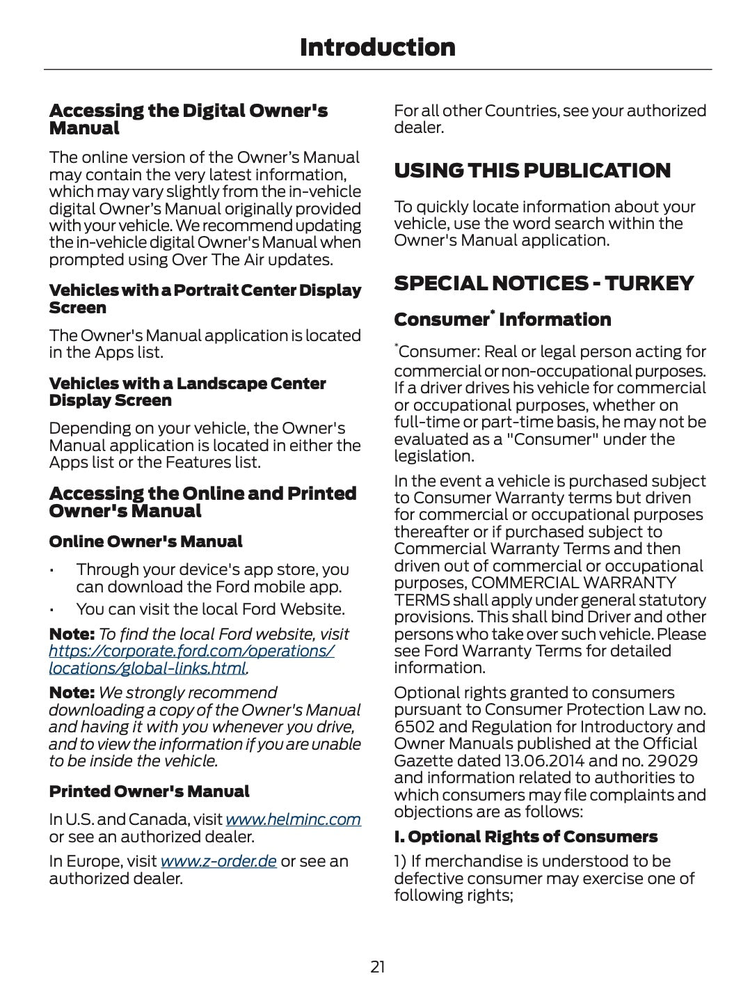 2024-2025 Ford Ranger Owner's Manual | English