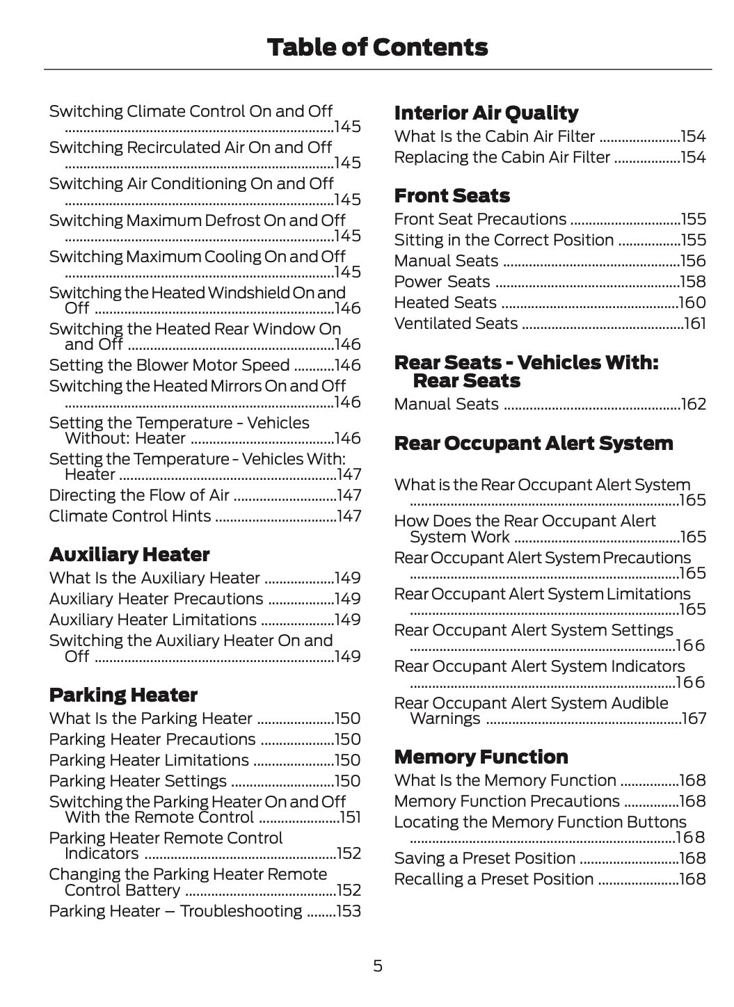 2025-2026 Ford Ranger Owner's Manual | English