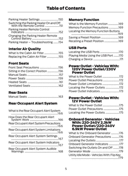2026 Ford Ranger Owner's Manual | English