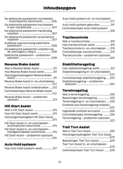 2024-2025 Ford Ranger Gebruikershandleiding | Nederlands