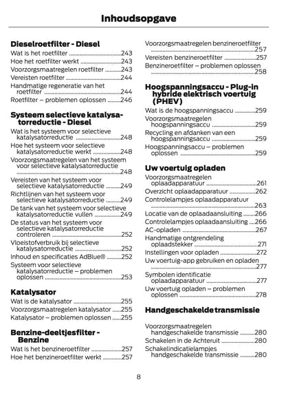 2025-2026 Ford Ranger Gebruikershandleiding | Nederlands