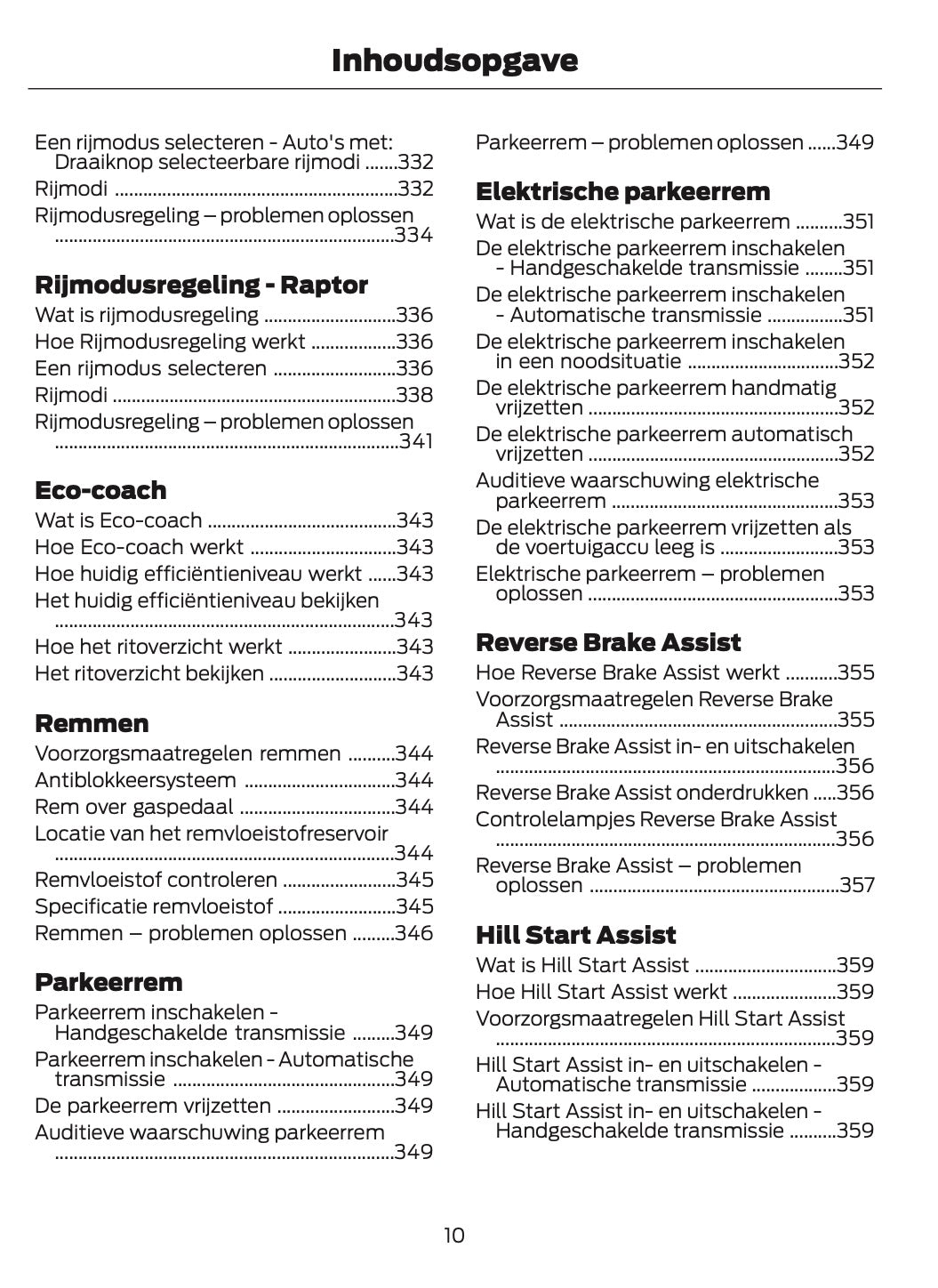 2026 Ford Ranger Owner's Manual | Dutch