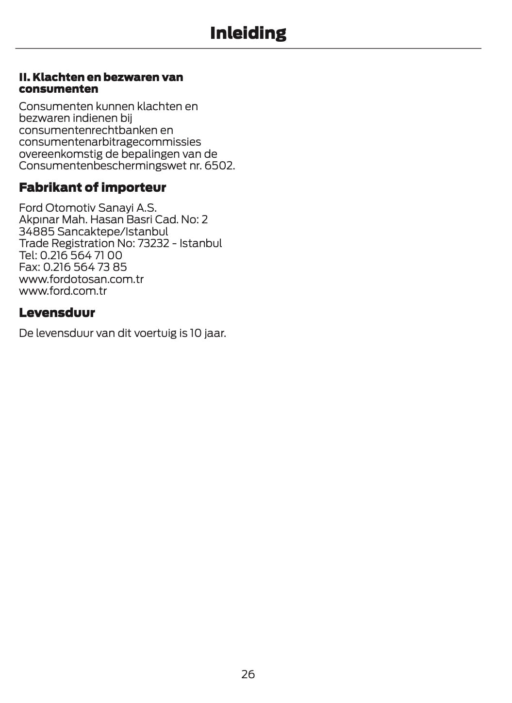 2026 Ford Ranger Owner's Manual | Dutch