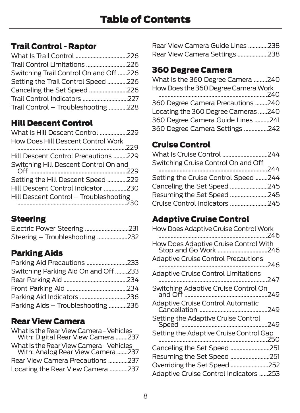 2025 Ford Ranger Owner's Manual | English US