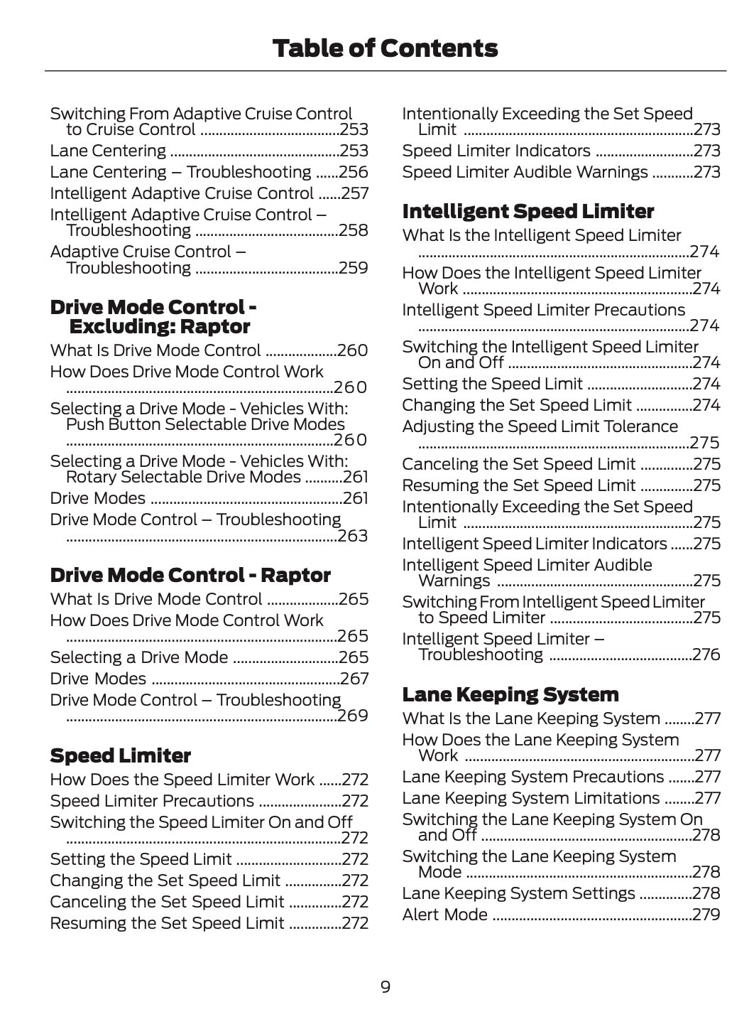 2025 Ford Ranger Owner's Manual | English US