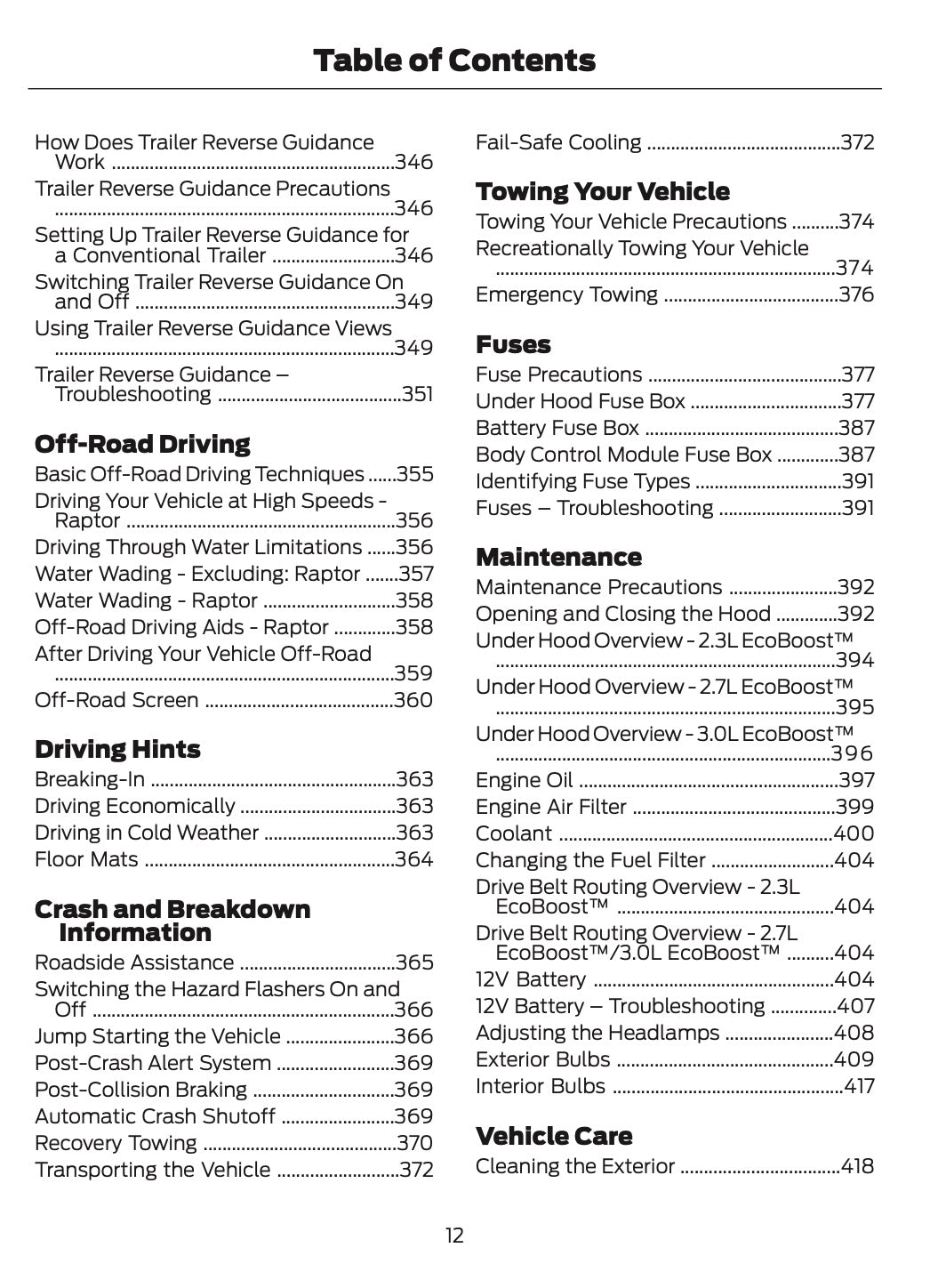 2025 Ford Ranger Owner's Manual | English US
