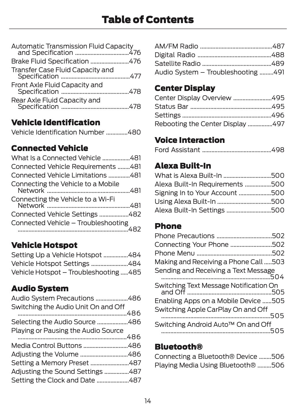 2025 Ford Ranger Owner's Manual | English US