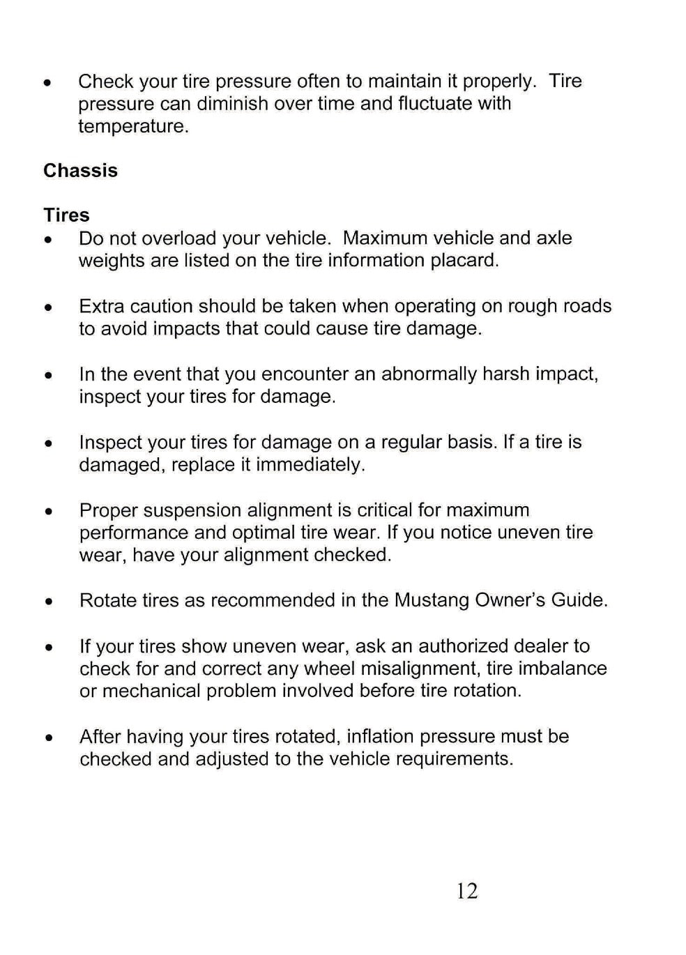 2006 Ford Shelby GT Owner's Manual Supplement | English